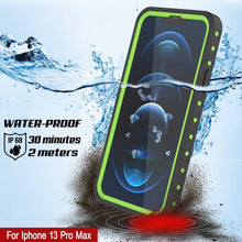 Load image into Gallery viewer, iPhone 13 Pro Max Waterproof IP68 Case, Punkcase [Light green] [StudStar Series] [Slim Fit] [Dirtproof] (Color in image: White)
