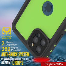 Charger l&#39;image dans la galerie, iPhone 13 Pro Waterproof IP68 Case, Punkcase [Light green] [StudStar Series] [Slim Fit] [Dirtproof] (Color in image: Purple)
