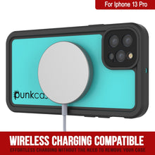 Charger l&#39;image dans la galerie, iPhone 13 Pro Waterproof IP68 Case, Punkcase [Teal] [StudStar Series] [Slim Fit] (Color in image: Light Blue)
