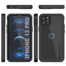 Charger l&#39;image dans la galerie, iPhone 13 Pro Waterproof IP68 Case, Punkcase [Black] [StudStar Series] [Slim Fit] (Color in image: Red)
