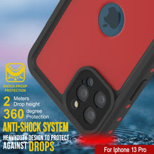 Charger l&#39;image dans la galerie, iPhone 13 Pro Waterproof IP68 Case, Punkcase [Red] [StudStar Series] [Slim Fit] (Color in image: White)
