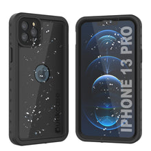 Charger l&#39;image dans la galerie, iPhone 13 Pro Waterproof IP68 Case, Punkcase [Black] [StudStar Series] [Slim Fit] (Color in image: Black)
