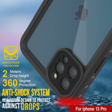 Charger l&#39;image dans la galerie, iPhone 13 Pro Waterproof IP68 Case, Punkcase [Clear] [StudStar Series] [Slim Fit] [Dirtproof] (Color in image: White)
