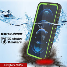 Charger l&#39;image dans la galerie, iPhone 13 Pro Waterproof IP68 Case, Punkcase [Light green] [StudStar Series] [Slim Fit] [Dirtproof] (Color in image: White)

