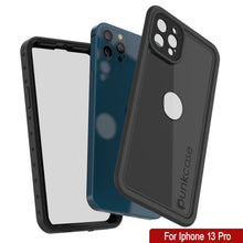 Charger l&#39;image dans la galerie, iPhone 13 Pro Waterproof IP68 Case, Punkcase [Black] [StudStar Series] [Slim Fit] (Color in image: Teal)
