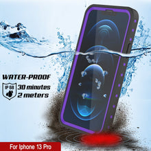 Charger l&#39;image dans la galerie, iPhone 13 Pro Waterproof IP68 Case, Punkcase [Purple] [StudStar Series] [Slim Fit] [Dirtproof] (Color in image: Pink)
