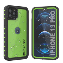 Charger l&#39;image dans la galerie, iPhone 13 Pro Waterproof IP68 Case, Punkcase [Light green] [StudStar Series] [Slim Fit] [Dirtproof] (Color in image: Light Green)
