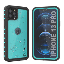 Charger l&#39;image dans la galerie, iPhone 13 Pro Waterproof IP68 Case, Punkcase [Teal] [StudStar Series] [Slim Fit] (Color in image: Teal)
