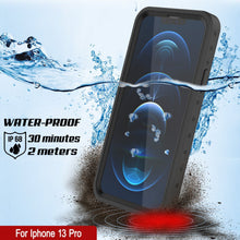 Charger l&#39;image dans la galerie, iPhone 13 Pro Waterproof IP68 Case, Punkcase [Clear] [StudStar Series] [Slim Fit] [Dirtproof] (Color in image: Teal)
