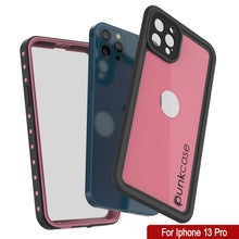 Charger l&#39;image dans la galerie, iPhone 13 Pro Waterproof IP68 Case, Punkcase [Pink] [StudStar Series] [Slim Fit] [Dirtproof] (Color in image: Red)
