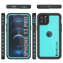 Charger l&#39;image dans la galerie, iPhone 13 Pro Waterproof IP68 Case, Punkcase [Teal] [StudStar Series] [Slim Fit] (Color in image: Purple)
