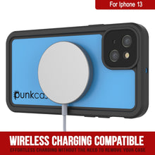 Charger l&#39;image dans la galerie, iPhone 13 Waterproof IP68 Case, Punkcase [Light blue] [StudStar Series] [Slim Fit] [Dirtproof] (Color in image: Teal)
