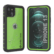 Charger l&#39;image dans la galerie, iPhone 13 Waterproof IP68 Case, Punkcase [Light green] [StudStar Series] [Slim Fit] [Dirtproof] (Color in image: Light Green)

