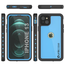 Charger l&#39;image dans la galerie, iPhone 13 Waterproof IP68 Case, Punkcase [Light blue] [StudStar Series] [Slim Fit] [Dirtproof] (Color in image: Red)
