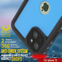 Charger l&#39;image dans la galerie, iPhone 13 Waterproof IP68 Case, Punkcase [Light blue] [StudStar Series] [Slim Fit] [Dirtproof] (Color in image: Light Green)
