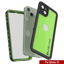 Charger l&#39;image dans la galerie, iPhone 13 Waterproof IP68 Case, Punkcase [Light green] [StudStar Series] [Slim Fit] [Dirtproof] (Color in image: Clear)
