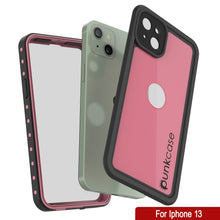 Load image into Gallery viewer, iPhone 13 Waterproof IP68 Case, Punkcase [Pink] [StudStar Series] [Slim Fit] [Dirtproof] (Color in image: Red)
