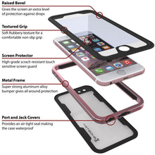 Load image into Gallery viewer, iPhone 6/6S Waterproof Case, Ghostek Atomic 2.0 Space Pink W/ Attached Screen Protector, Slim Fitted (Color in image: silver)
