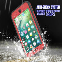 Charger l&#39;image dans la galerie, iPhone 7 Waterproof Case, Punkcase SpikeStar Red Series | Thin Fit 6.6ft Underwater IP68 (Color in image: purple)
