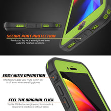 Charger l&#39;image dans la galerie, iPhone 7 Waterproof Case, Punkcase SpikeStar Light-Green Series | Thin Fit 6.6ft Underwater IP68 (Color in image: white)
