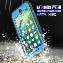 Charger l&#39;image dans la galerie, iPhone 7 Waterproof Case, Punkcase SpikeStar Light-Blue Series | Thin Fit 6.6ft Underwater IP68 (Color in image: purple)
