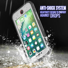 Charger l&#39;image dans la galerie, iPhone 7 Waterproof Case, Punkcase SpikeStar White Series | Thin Fit 6.6ft Underwater IP68 (Color in image: purple)
