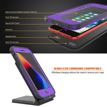 Charger l&#39;image dans la galerie, iPhone 7 Waterproof Case, Punkcase SpikeStar Purple Series | Thin Fit 6.6ft Underwater IP68 (Color in image: pink)
