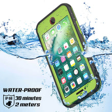 Charger l&#39;image dans la galerie, iPhone 7 Waterproof Case, Punkcase SpikeStar Light-Green Series | Thin Fit 6.6ft Underwater IP68 (Color in image: black)
