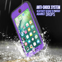 Charger l&#39;image dans la galerie, iPhone 7 Waterproof Case, Punkcase SpikeStar Purple Series | Thin Fit 6.6ft Underwater IP68 (Color in image: red)
