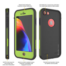 Charger l&#39;image dans la galerie, iPhone 7 Waterproof Case, Punkcase SpikeStar Light-Green Series | Thin Fit 6.6ft Underwater IP68 (Color in image: light blue)
