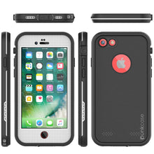 Charger l&#39;image dans la galerie, iPhone 7 Waterproof Case, Punkcase SpikeStar White Series | Thin Fit 6.6ft Underwater IP68 (Color in image: teal)
