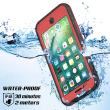 Charger l&#39;image dans la galerie, iPhone 7 Waterproof Case, Punkcase SpikeStar Red Series | Thin Fit 6.6ft Underwater IP68 (Color in image: black)
