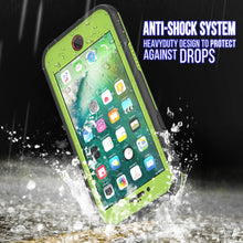Charger l&#39;image dans la galerie, iPhone 7 Waterproof Case, Punkcase SpikeStar Light-Green Series | Thin Fit 6.6ft Underwater IP68 (Color in image: purple)
