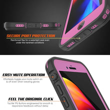 Charger l&#39;image dans la galerie, iPhone 7 Waterproof Case, Punkcase SpikeStar Pink Series | Thin Fit 6.6ft Underwater IP68 (Color in image: white)
