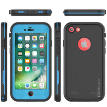 Charger l&#39;image dans la galerie, iPhone 7 Waterproof Case, Punkcase SpikeStar Light-Blue Series | Thin Fit 6.6ft Underwater IP68 (Color in image: teal)
