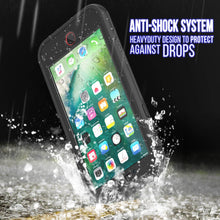 Charger l&#39;image dans la galerie, iPhone 7 Waterproof Case, Punkcase SpikeStar Black Series | Thin Fit 6.6ft Underwater IP68 (Color in image: purple)

