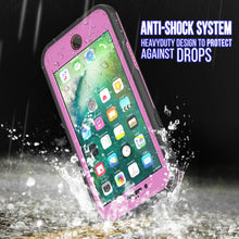 Charger l&#39;image dans la galerie, iPhone 8+ Plus Waterproof Case, Punkcase SpikeStar Pink Series | Thin Fit 6.6ft Underwater IP68 (Color in image: purple)
