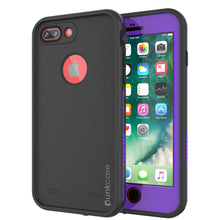 Charger l&#39;image dans la galerie, iPhone 8+ Plus Waterproof Case, Punkcase SpikeStar Purple Series | Thin Fit 6.6ft Underwater IP68 (Color in image: purple)
