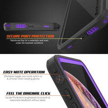Load image into Gallery viewer, iPhone XR Waterproof Case, Punkcase [Extreme Series] Armor Cover W/ Built In Screen Protector [Purple] (Color in image: Light Green)
