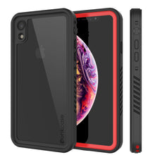 Load image into Gallery viewer, iPhone XR Waterproof Case, Punkcase [Extreme Series] Armor Cover W/ Built In Screen Protector [Red] (Color in image: Red)
