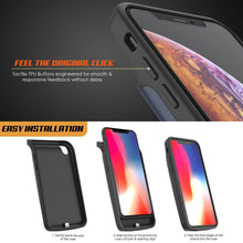Load image into Gallery viewer, iPhone 11 Pro Battery Case, PunkJuice 5000mAH Fast Charging Power Bank W/ Screen Protector | [Blue] (Color in image: red)
