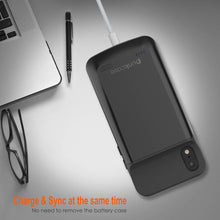 Charger l&#39;image dans la galerie, iPhone 11 Battery Case, PunkJuice 5000mAH Fast Charging Power Bank W/ Screen Protector | [Black] 
