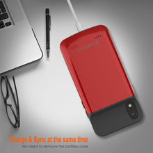 Load image into Gallery viewer, iPhone 11 Pro Battery Case, PunkJuice 5000mAH Fast Charging Power Bank W/ Screen Protector | [Red] 
