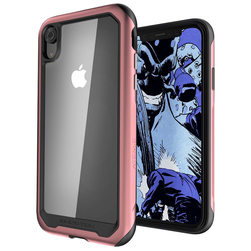 iPhone Xr Case, Ghostek Atomic Slim 2 Series  for iPhone Xr Rugged Heavy Duty Case|PINK (Color in image: Pink)