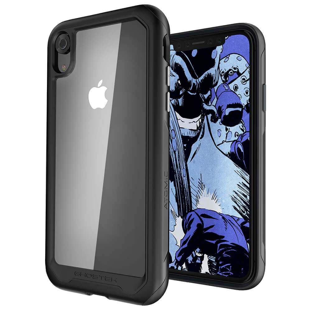 iPhone Xr Case, Ghostek Atomic Slim 2 Series  for iPhone Xr Rugged Heavy Duty Case|BLACK (Color in image: Gold)