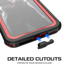 Load image into Gallery viewer, iPhone Xr  Case ,Ghostek Nautical Series  for iPhone Xr Rugged Heavy Duty Case |  RED 
