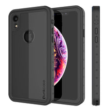 Charger l&#39;image dans la galerie, iPhone XR Waterproof IP68 Case, Punkcase [Black] [StudStar Series] [Slim Fit] (Color in image: black)
