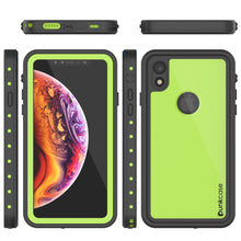 Charger l&#39;image dans la galerie, iPhone XR Waterproof IP68 Case, Punkcase [Light green] [StudStar Series] [Slim Fit] [Dirtproof] (Color in image: red)

