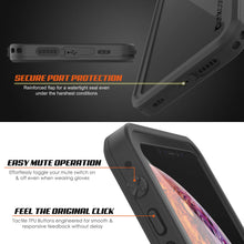 Charger l&#39;image dans la galerie, iPhone XR Waterproof IP68 Case, Punkcase [Clear] [StudStar Series] [Slim Fit] [Dirtproof] (Color in image: pink)
