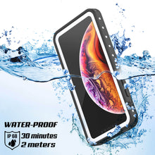 Charger l&#39;image dans la galerie, iPhone XR Waterproof IP68 Case, Punkcase [White] [StudStar Series] [Slim Fit] [Dirtproof] (Color in image: black)
